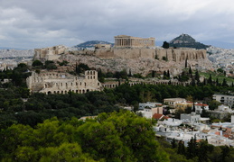 Acropolis seen from Filopappou hill